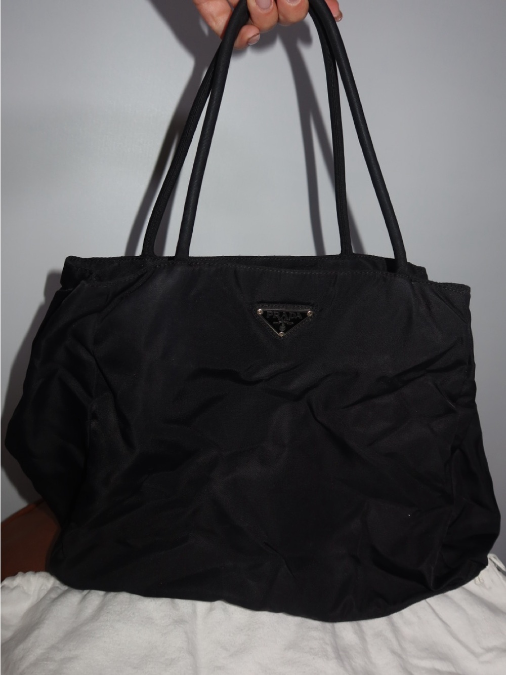 Prada Black Nylon Tote Bag - Picture 2 of 6